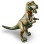 Imagem de 3 Dinossauros em Vinil Mosassauro Rex Velociraptor Brinquedo