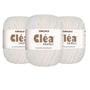 Imagem de 3 Fios Circulo Clea Duplo 8/4 Com 100g Croche - Cor 8001 - Branco