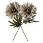 Imagem de 3 galhos flor Dhalia alta qualidade aparência natural flor artificial decoração casa ou escritório