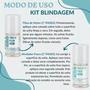 Imagem de 3 Kit blindagem unhas 2x1 8,5ml Blant Fortalecimento