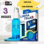 Imagem de 3 Kit Limpa Telas Start 120ml Com Pano Microfibra