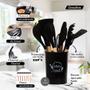 Imagem de 3 Kit Talheres Utensílios de Cozinha Colher Concha Completo