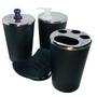 Imagem de 3 Kits Conjunto De Banheiro Lavabo 4 Peças Kit Lavabo Preto