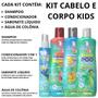 Imagem de 3 Kits Higiene Infantil P/ Cabelo e Corpo Kids Para Crianças