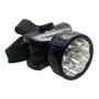 Imagem de 3 Lanterna De Cabeça Dp De 09leds Black Recarregavel Dp-781