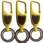 Imagem de 3 Lindos Chaveiros na cor Amarelo Enfeite de Molho Chave de Carro Casa Armário