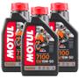 Imagem de 3 Litros Óleo De Motor Lubrificante Motul 7100 4t 15w50 100% Sintético Ester Alto Desempenho