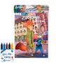 Imagem de 3 Livros Ler E Colorir Disney + Giz Cera Oficial Culturama