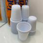 Imagem de 3 Pacotes de Copo de 180ml Branco PS Totalplast com 100 unidades