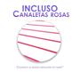 Imagem de 3 Paineis Canaletados -1,22 x 0,61 + 100 Ganchos 20cm + Canaleta Rosa