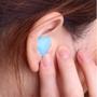 Imagem de 3 pares protetor de ouvido silicone tampão para dormir