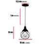 3 Pendentes Aramado Esfera Balonê Branco + 3 Lâmpadas Lustre Luminária Teto Regulável Sala Cozinha - Agp Ilumini/S/M Imagem de 3 Pendentes Aramado Esfera Balonê Branco + 3 Lâmpadas Lustre Luminária Teto Regulável Sala Cozinha