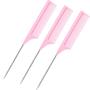 Imagem de 3 Penteados Leinuosen de Fibra de Carbono Rosa Resistente ao Calor