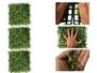 Imagem de 3 Placas de grama Artificial - Buxinho 25X25 para jardins internos no estilo faça você mesmo - DE27095