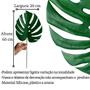 Imagem de 3 Plantas Artificiais Costela de Adão Revestida em Silicone própria para design de interiores e Vasos - DE0624