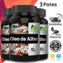 Imagem de 3 Potes Óleo de Alho Kit 180 Cáps - Fonte Verde