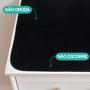 Imagem de 3 Protetores de Colchão 70x50 Absorventes Laváveis Preto para Desfralde - Vila Flor