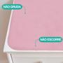 Imagem de 3 Protetores de Colchão 70x50 Absorventes Laváveis Rosa para Desfralde - Vila Flor