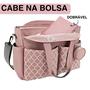 Imagem de 3 Protetores de Colchão 70x50 Absorventes Laváveis Rosa para Desfralde - Vila Flor