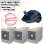 Imagem de 3 Sacos Refil Coletor de Papel Descartável para Aspirador Mallory Focus 1550 Cartucho Bag
