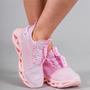 Imagem de 3 Tênis Feminino Corrida Easy Evoltenn Original  Rosa/Branco