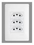 Imagem de 3 Tomadas 2P+T 10A linha Habitat  - Fame