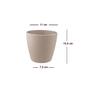 Imagem de 3 un Vaso plantas colmeia decorativo flor G CINZA