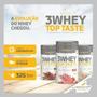 Imagem de 3 Whey Top Taste (900g) - Sabor: Morango