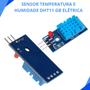 Imagem de 3 x Módulo Sensor De Temperatura E Umidade Dht11 Com Led
