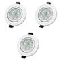 Imagem de 3 X Spot Led De Embutir Teto 3W 12V Branco Frio Camping