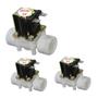 Imagem de 3 x Válvula Solenoide 220V 3/4 Irrigação Agua Quente Fria