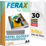 Imagem de 30 Folhas Papel Foto Glossy Adesivo À Prova D'água A4 135g