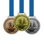 Imagem de 30 Medalhas Futebol Metal 44mm Ouro Prata Bronze