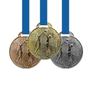 Imagem de 30 Medalhas Vôlei Metal 35mm Ouro Prata Bronze