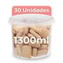 Imagem de 30 Potes Plástico 1300ml P/ Sorvete Bolachas Salgados C/ Tampa Descartável - BP Potes