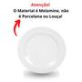 Imagem de 30 Pratos Sobremesa Melamine Pratinho Buffet  18cm