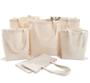 Imagem de 30 Sacolas Ecológica 30x40 Ecobag 100% Algodão Cru Natural.