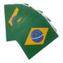 Imagem de 30 Unidades Bandeira Brasil Papel Copa Futebol Eleição 14x21cm