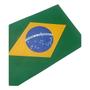 Imagem de 30 Unidades Bandeira Brasil Papel Copa Futebol Eleição 14x21cm