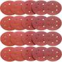 Imagem de 30 X Lixas Disco Grão 9 Polegadas 225Mm 6 Furos Lixadeira