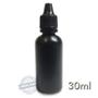 Imagem de 300 Frasco Plástico 30ml conta gotas  Preto - Ref 14808