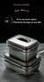 Imagem de 304 aço inoxidável geladeira selada caixa de armazenamento de alimentos congelados caixa de armazenamento de alimentos d
