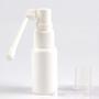 Imagem de 30ML branco plástico vazio portátil spray nasal frasco com atomizador de rotação de 360 graus recarregável salina água cosmética perfume recipiente de armazenamento para viagem de uso doméstico pacote de 5