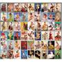 Imagem de 32 Adesivos Fotográficos Pin Up Girls Sexy 7,5cm Gil Elvgren Mini Põster Decoração