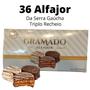 Imagem de 36 Alfajor Gramado Recheio Triplo - 2Kg