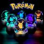 Imagem de 3D Pikachu Gengar Mew Mewtwo Pokémon Crystal Ball Base Da Lâmpada Pokeball Night Light Presente De