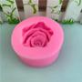 Imagem de 3d rosa flor molde para chocolate fondant bolo, silicone cozimento ferramenta