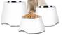 Imagem de 3Pcs Non Slip Double Cat Bowl Dog Bowl Tall Feet Pet Feeding Cat Water Bowl For Cats Food Pet Bowls For Dogs Feeder Product Supplies Alimentação de cães