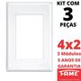 Imagem de 3un Placa 4X2 03 Módulo Com Suporte Evidence FAME 2887/3896