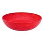 Imagem de 3un Saladeira redonda 2,4 litros tigela bowl 25cm vermelho